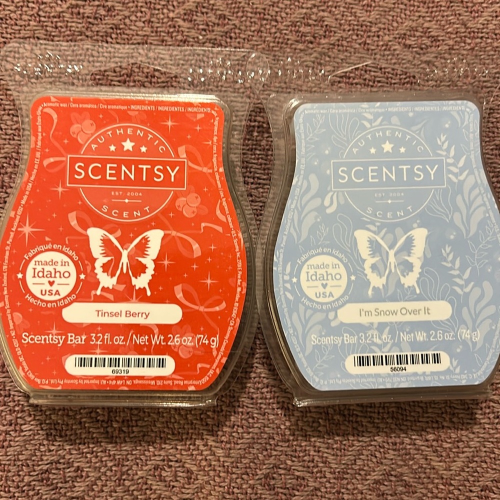 Brand new scentsy wax bar singles never used $6 a wax bar